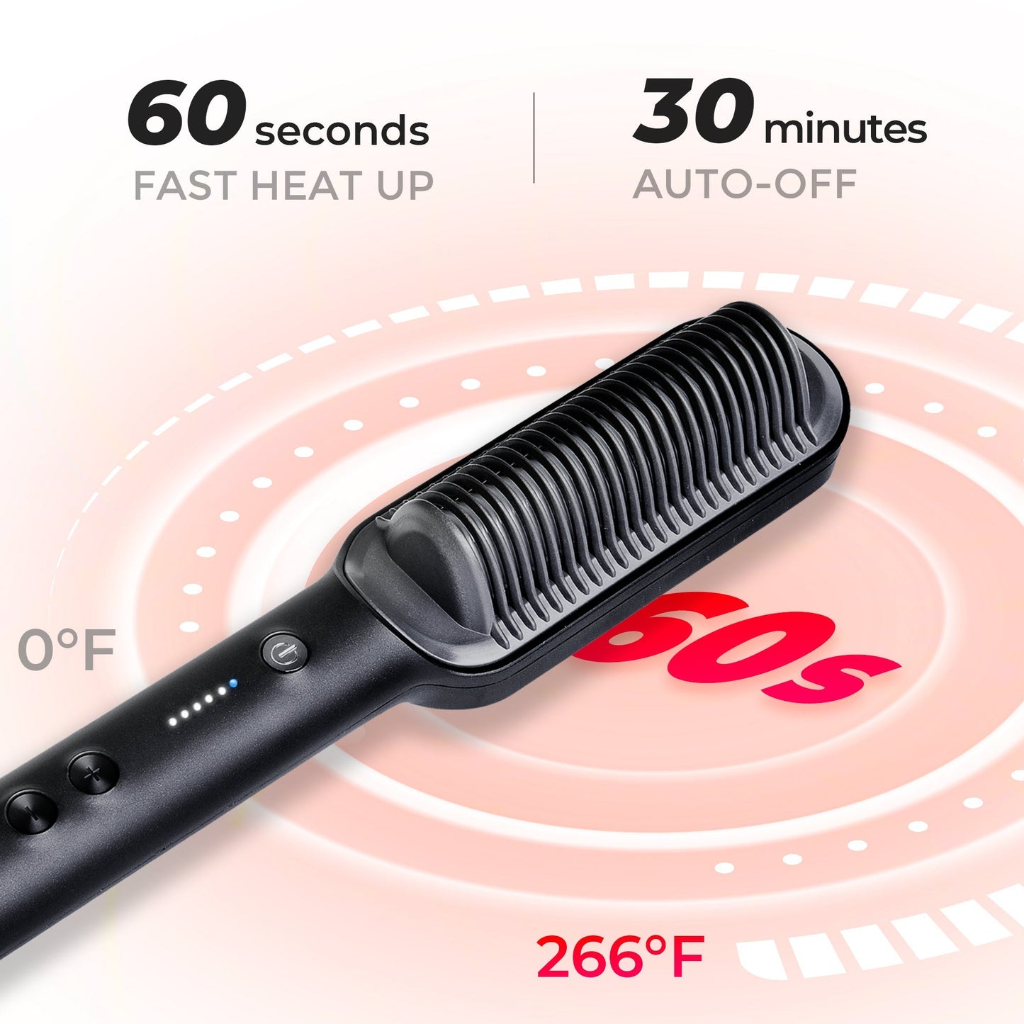 StyleGlow – Rejuvenating Hair Brush for Smooth, Shiny Styles