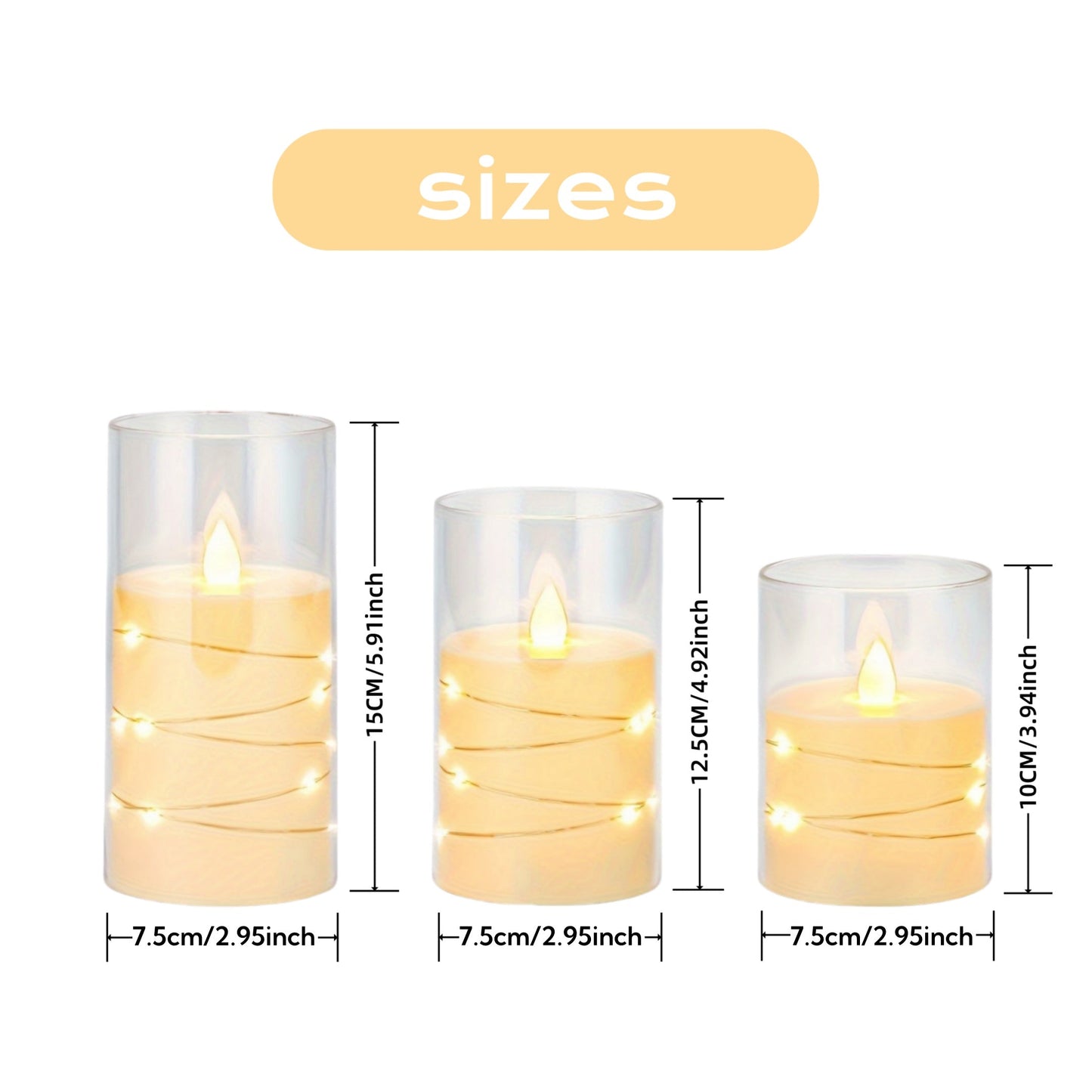 SoftFlame - LED Candle Set with Remote Control