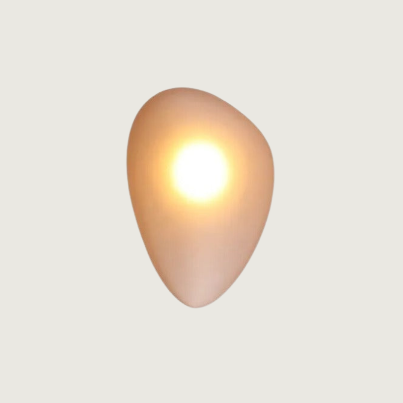 GlamGlow – Coloured Glass Wall Lamp with Artistic Flair
