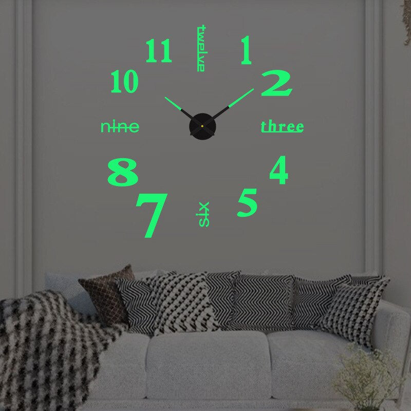Thelittleesse™ Modern Creative Wall Clock – Silent Quartz Clock for Stylish Home Interiors