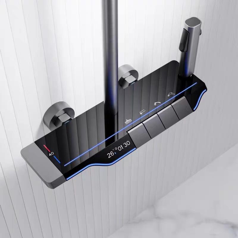 Intelligent Digital Shower System with Temperature Display
