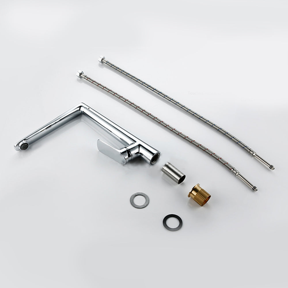 Copper Hot and Cold Washbasin Sink Faucet