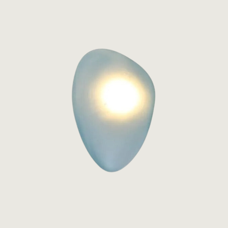 GlamGlow – Coloured Glass Wall Lamp with Artistic Flair