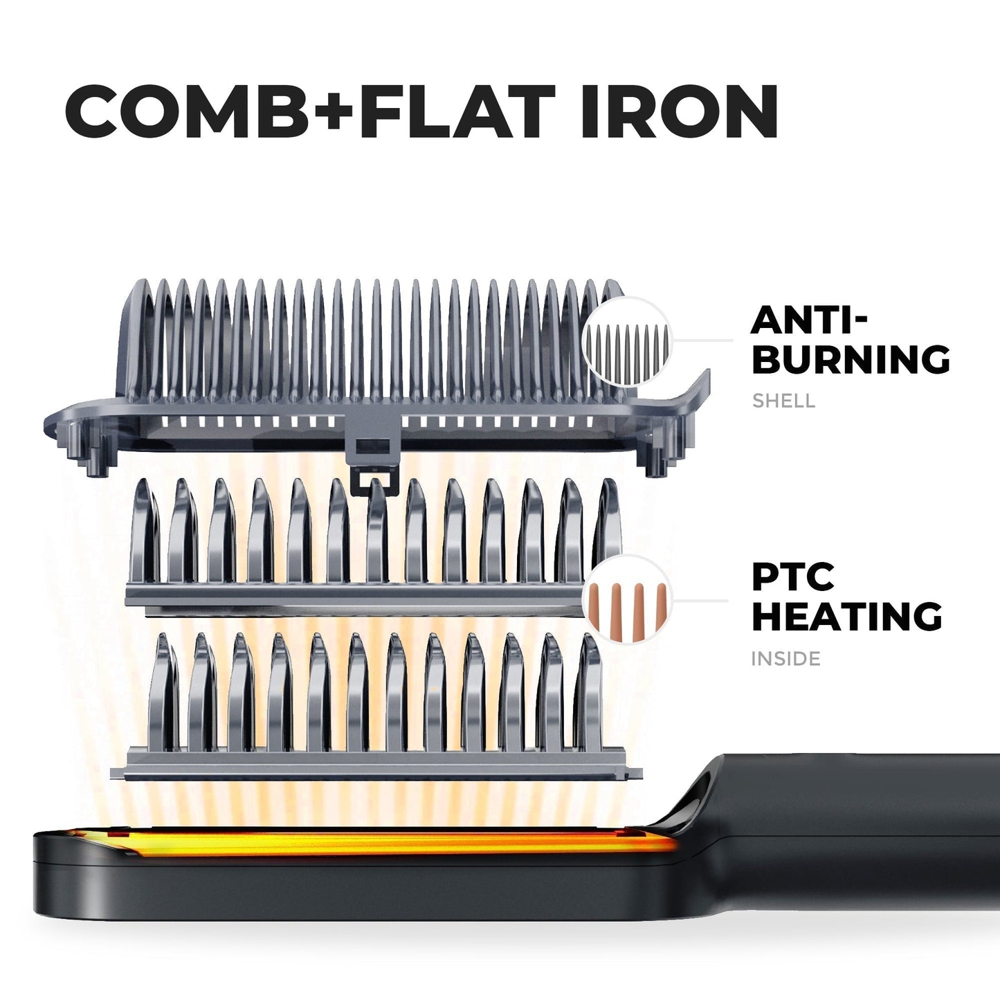 StyleGlow – Rejuvenating Hair Brush for Smooth, Shiny Styles