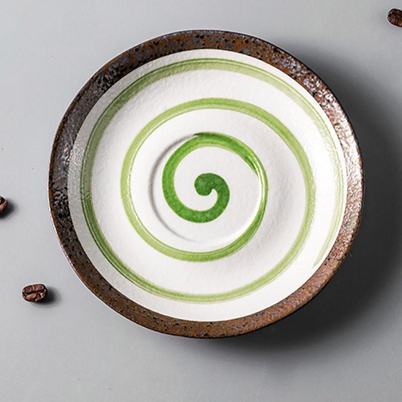 CalmSip - Handcrafted Stoneware Matcha Tea Cup & Saucer