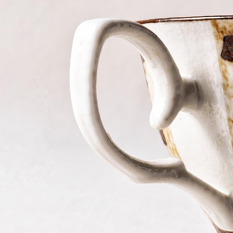 CalmSip - Handcrafted Stoneware Matcha Tea Cup & Saucer
