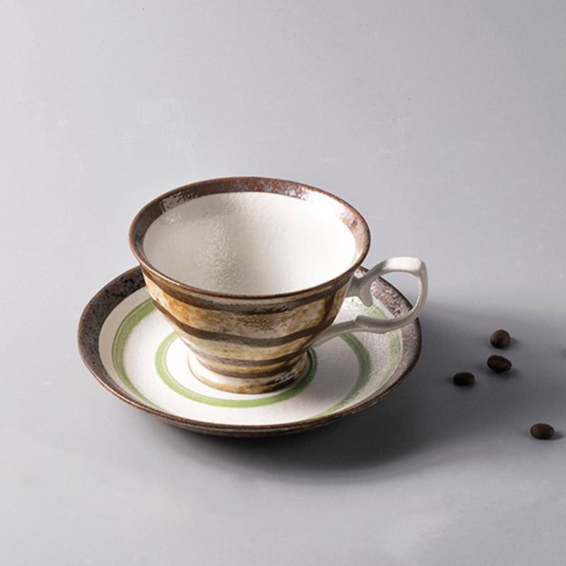 CalmSip - Handcrafted Stoneware Matcha Tea Cup & Saucer