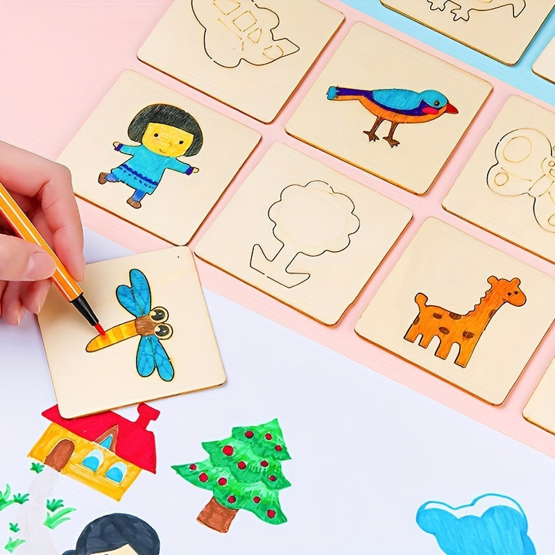 InspireSketch - Montessori 20-Piece Drawing Set for Creative Play