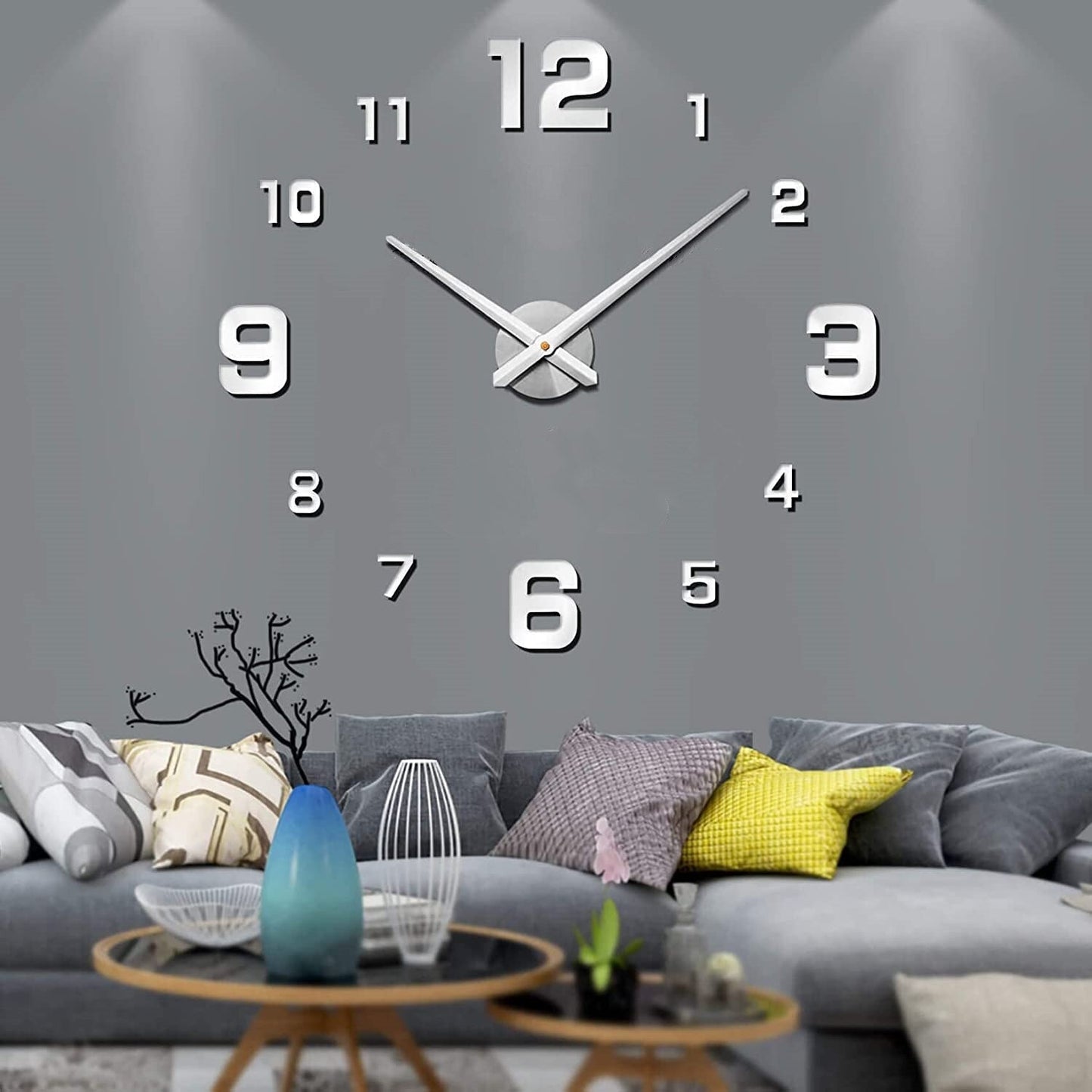Thelittleesse™ Modern Creative Wall Clock – Silent Quartz Clock for Stylish Home Interiors