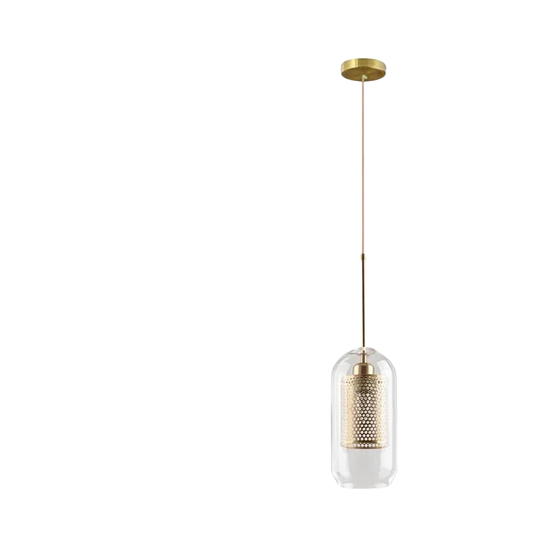 UrbanBeam – Stylish Iron and Glass Hanging Light