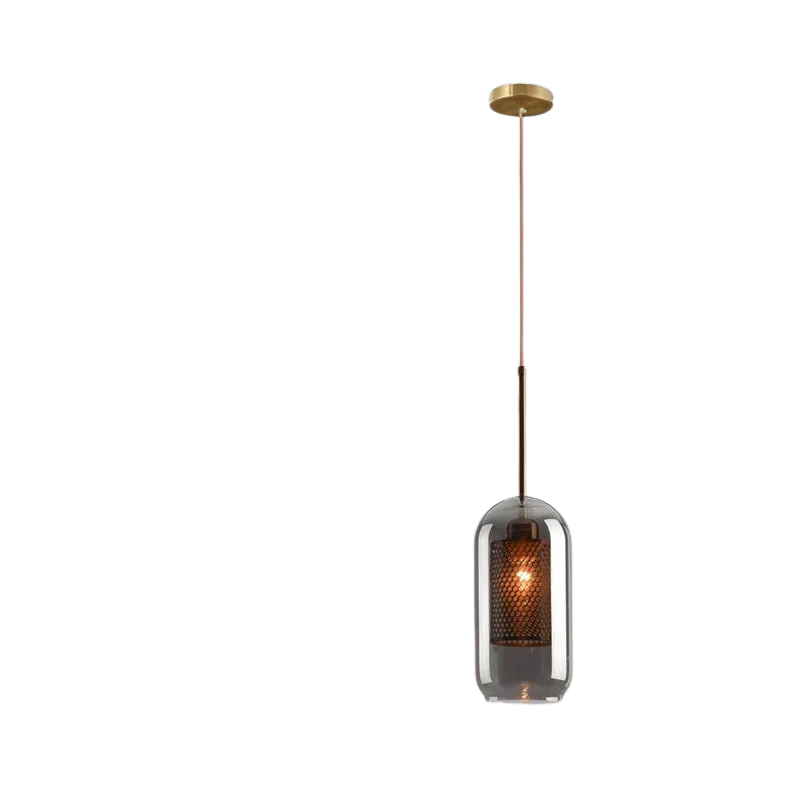 UrbanBeam – Stylish Iron and Glass Hanging Light