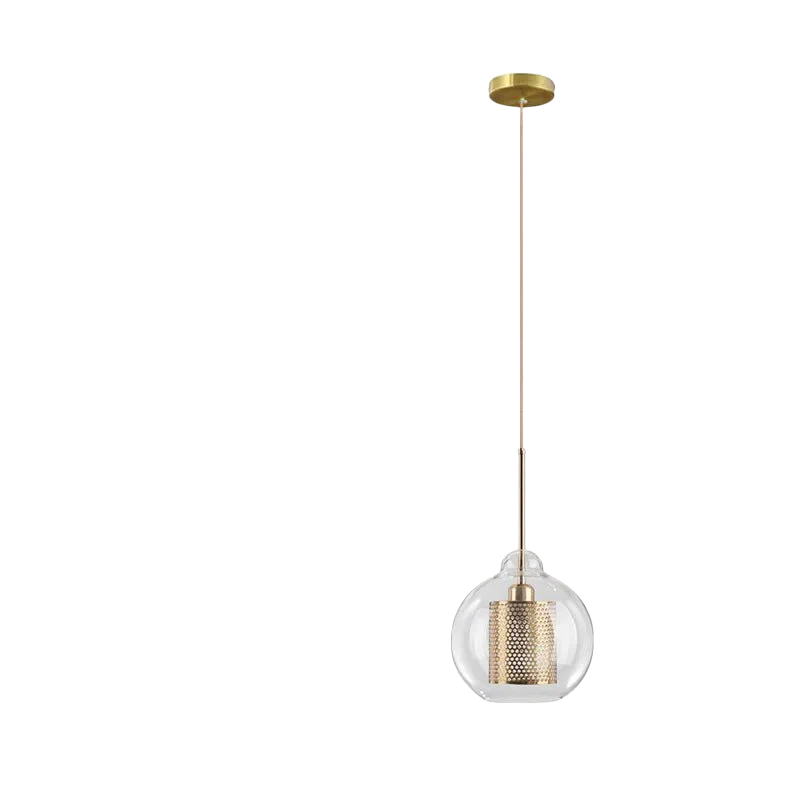 UrbanBeam – Stylish Iron and Glass Hanging Light