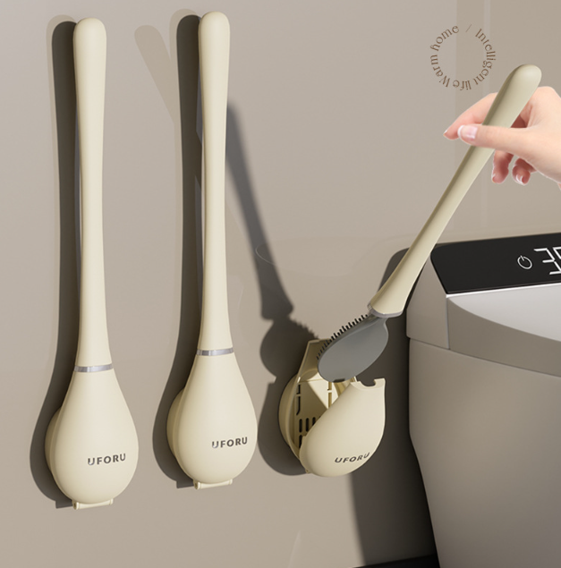 Hygienic & Flexible Silicone Toilet Brush