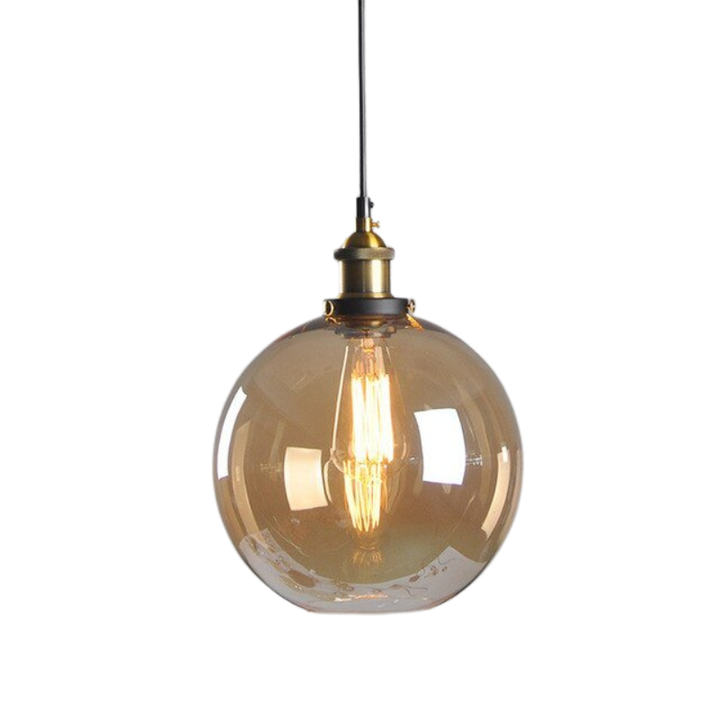 GlassHaven – Elegant Industrial Pendant Lamp