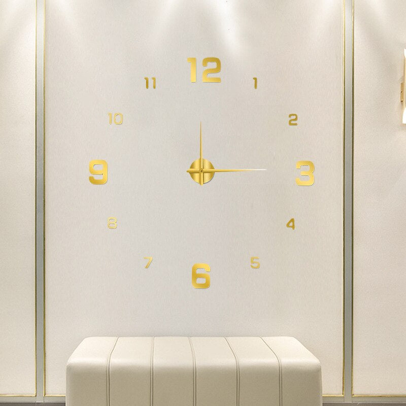 Thelittleesse™ Modern Creative Wall Clock – Silent Quartz Clock for Stylish Home Interiors