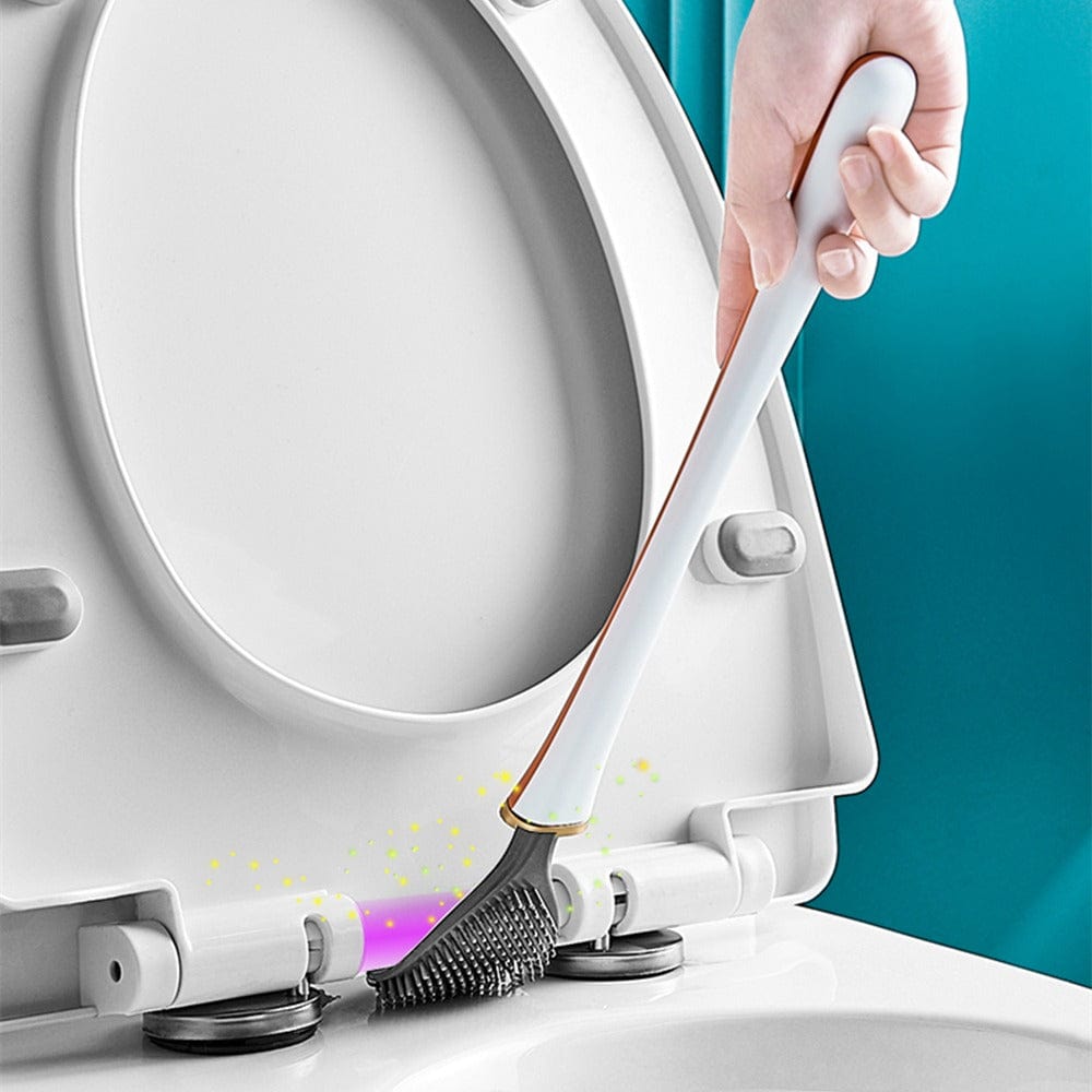 Hygienic & Flexible Silicone Toilet Brush
