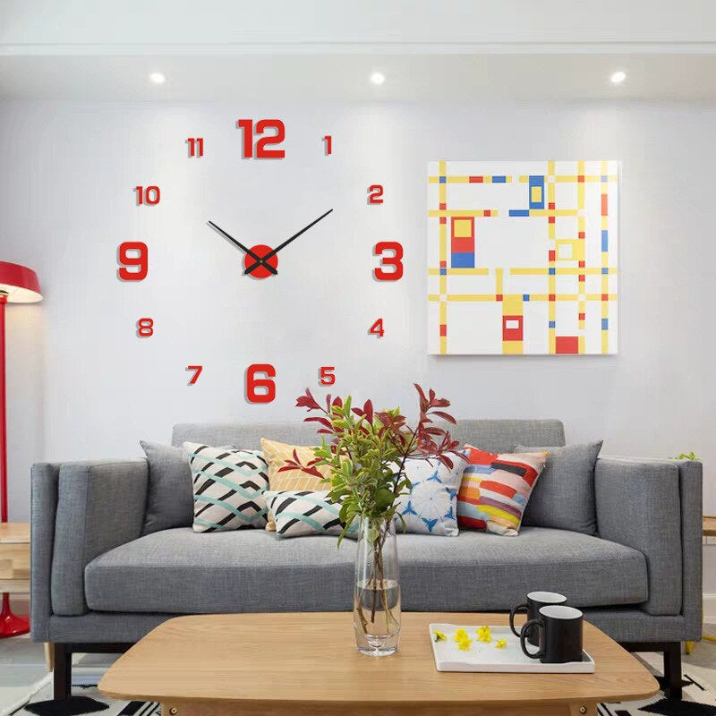 Thelittleesse™ Modern Creative Wall Clock – Silent Quartz Clock for Stylish Home Interiors