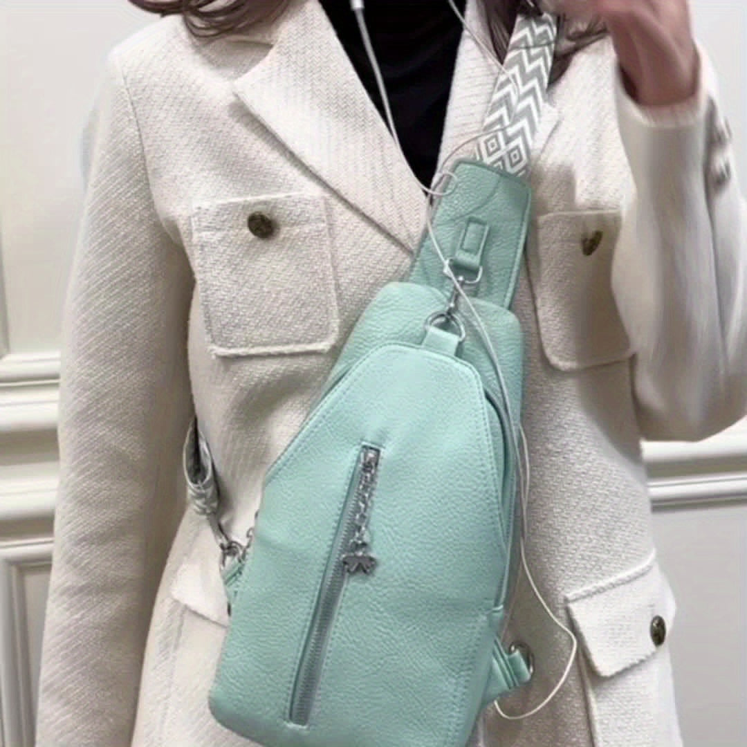 Jelyn - Quilted Anti-Theft Crossbody Bag - Secure & Stylish