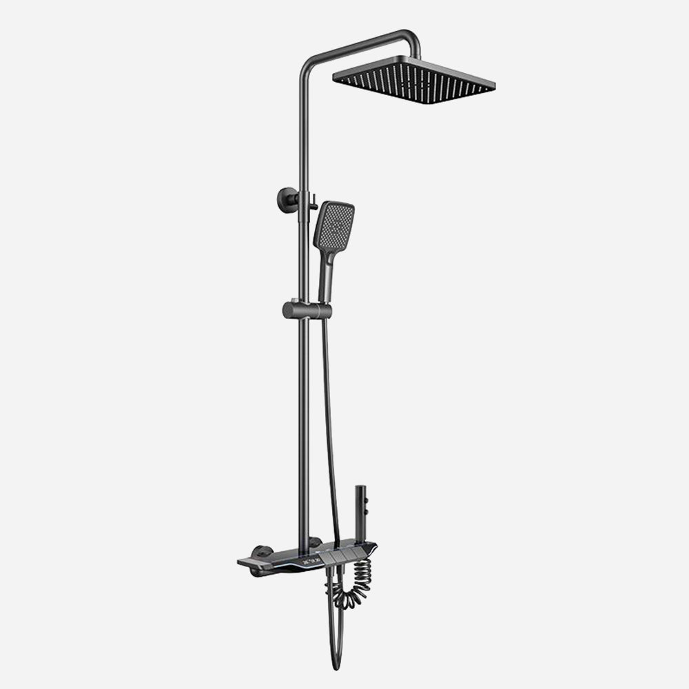 Intelligent Digital Shower System with Temperature Display