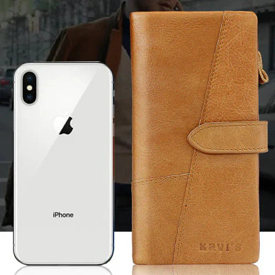 Marie - RFID-Secure Vintage Travel Wallet – Stylish & Safe