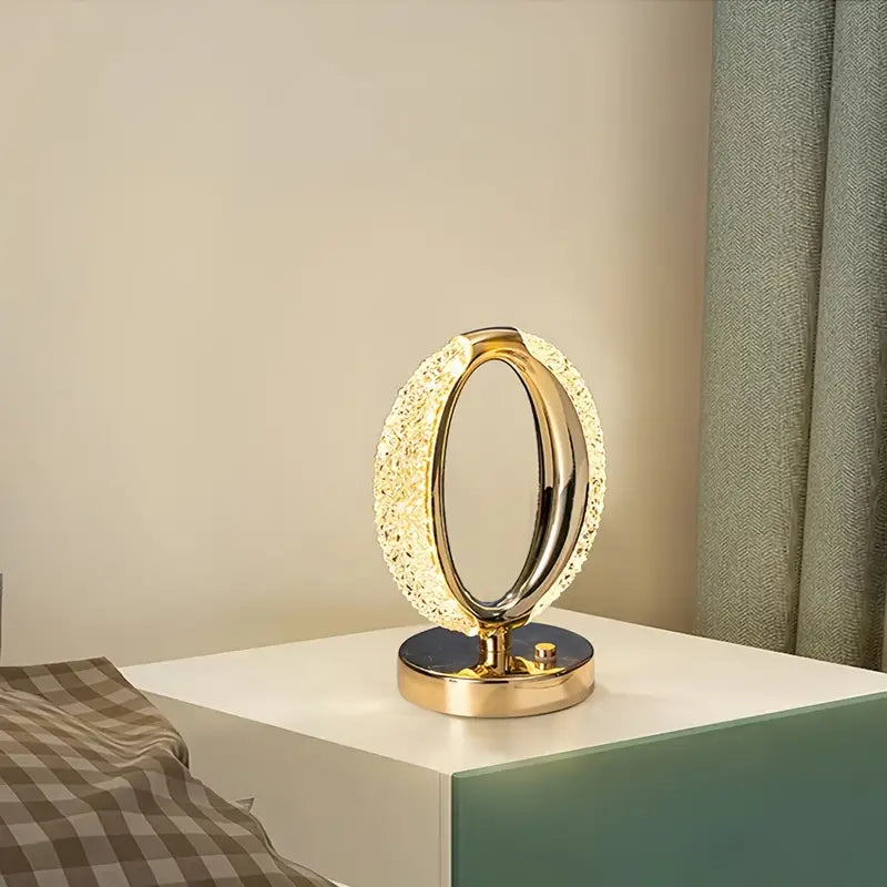 CrystalShine - Modern Crystal Table Lamp with Luxe Aesthetic