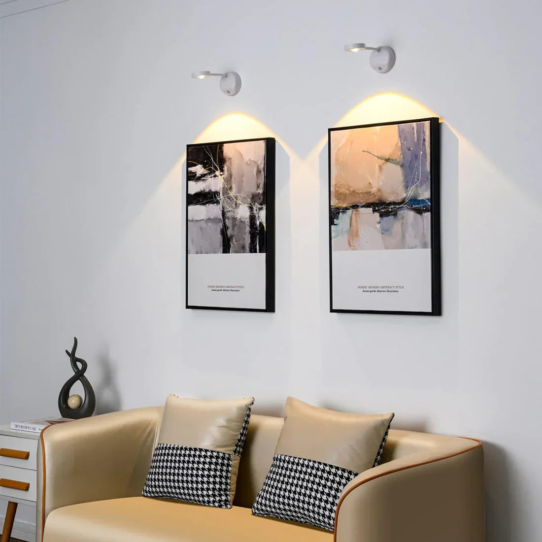 Thelittleesse™ LumiTech Rechargeable Wall Spotlight – Motion Sensor, Wireless, Dimmable