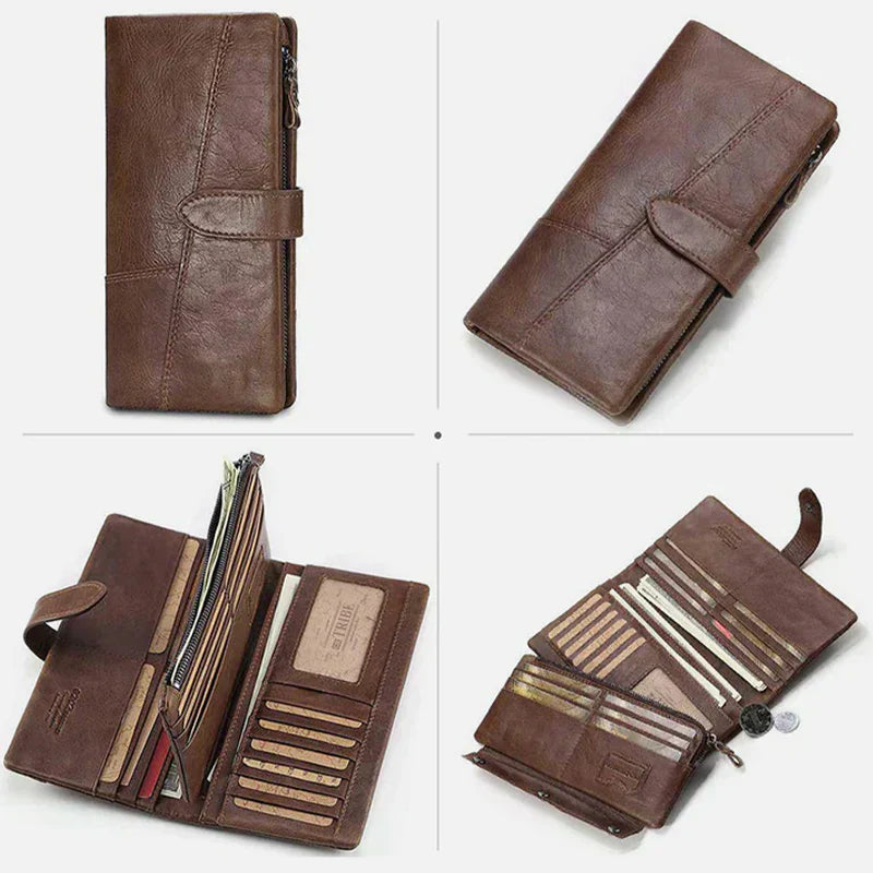 Marie - RFID-Secure Vintage Travel Wallet – Stylish & Safe