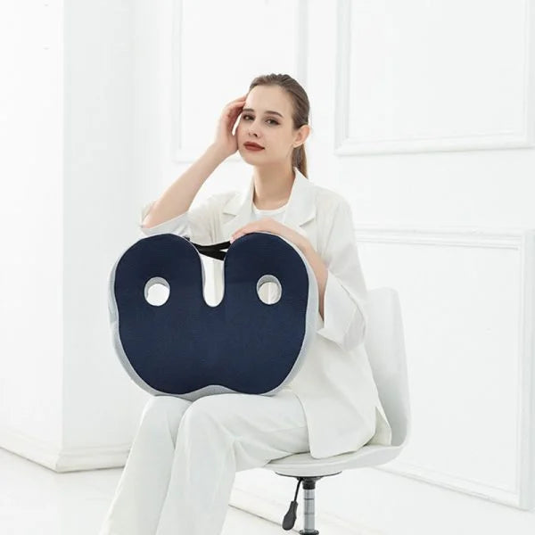 Thelittleesse™ Adjustable Memory Foam Seat Cushion – Sit Bone & Lower Back Pain Relief