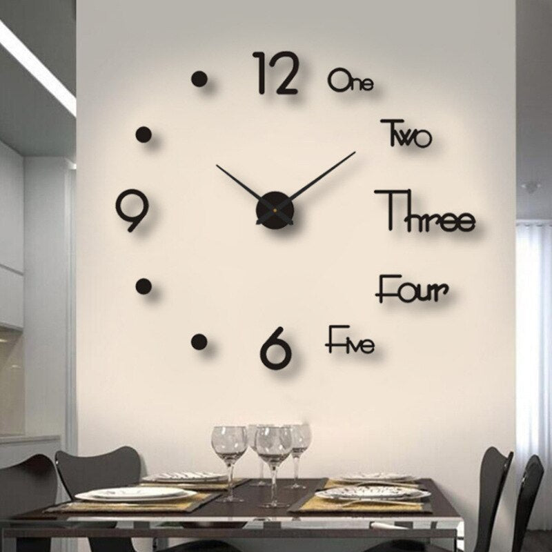 Thelittleesse™ Modern Creative Wall Clock – Silent Quartz Clock for Stylish Home Interiors