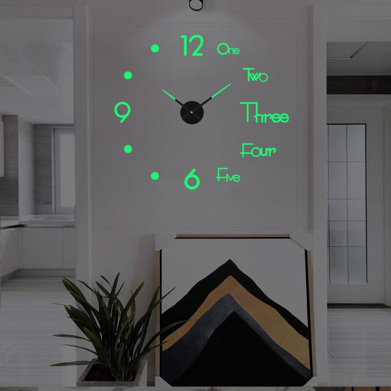 Thelittleesse™ Modern Creative Wall Clock – Silent Quartz Clock for Stylish Home Interiors
