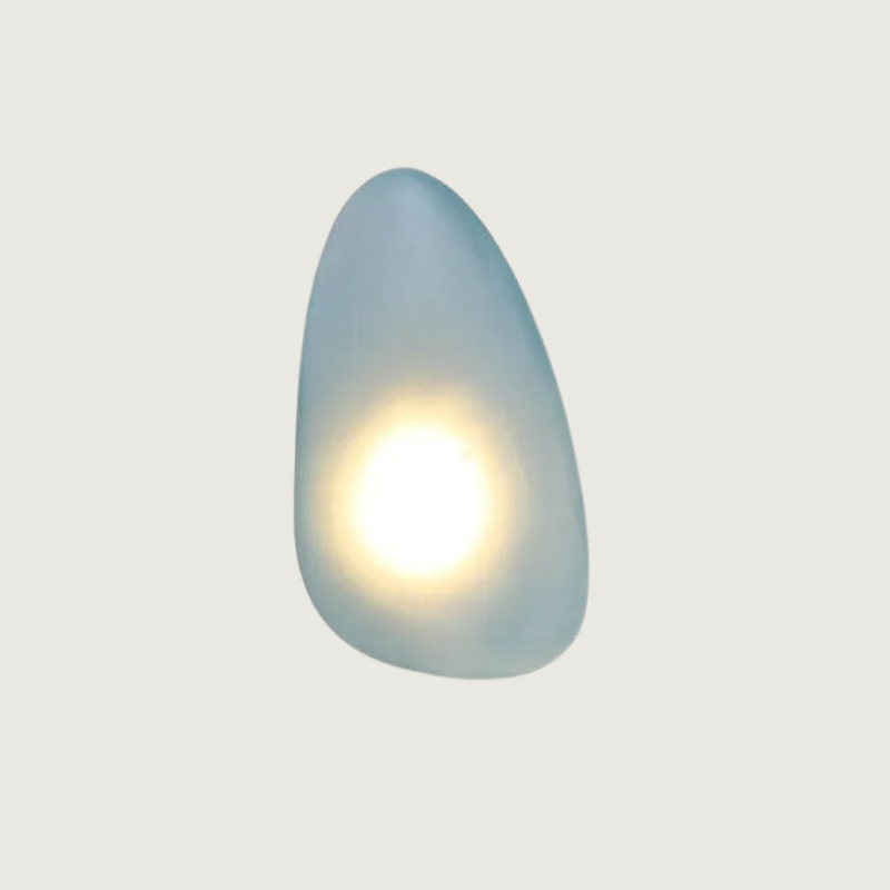 GlamGlow – Coloured Glass Wall Lamp with Artistic Flair