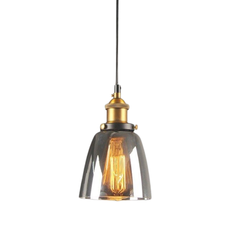 GlassHaven – Elegant Industrial Pendant Lamp