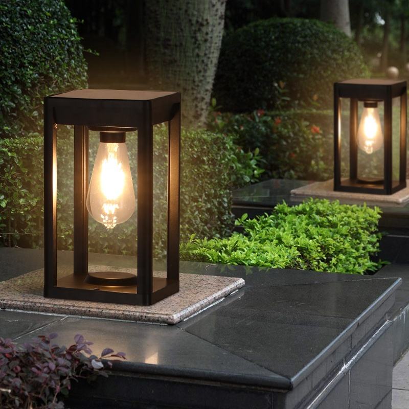 PillarGlow - Energy-Saving Solar Outdoor Lamp