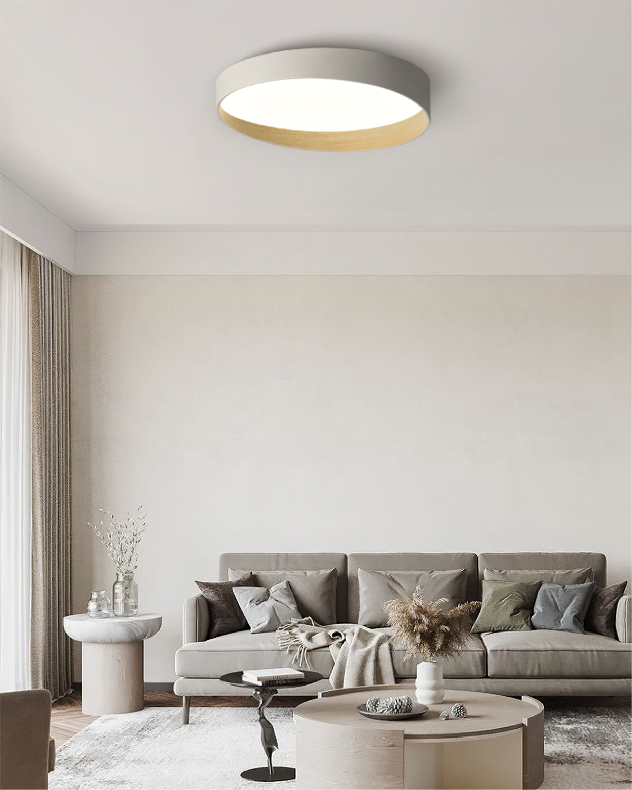 LuxeFinish - Ceiling Lamp with Elegant Design and Soft Glow