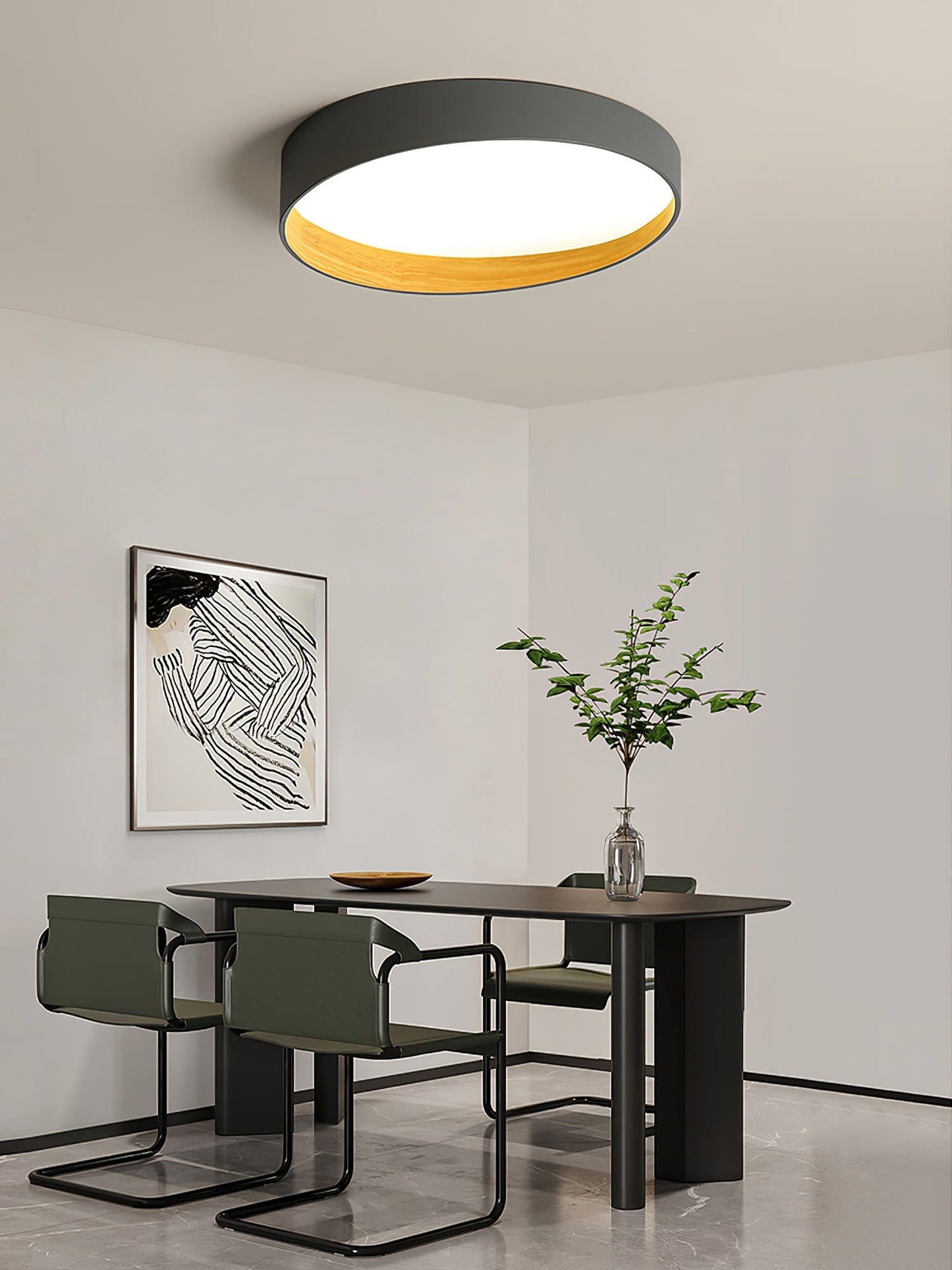 LuxeFinish - Ceiling Lamp with Elegant Design and Soft Glow