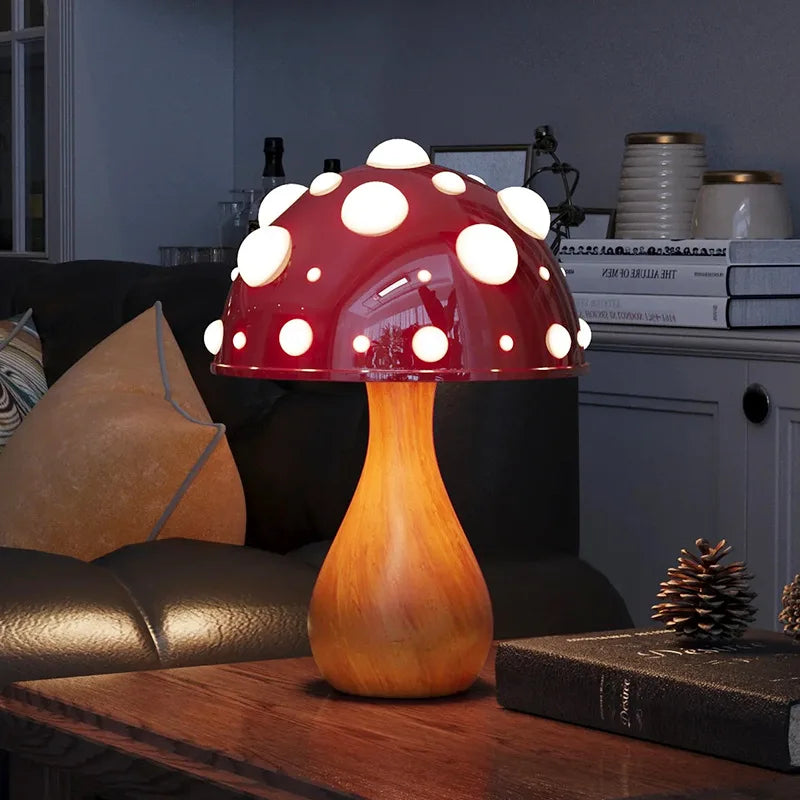 MysticMushroom - Enchanting Amanita Mushroom Lamp