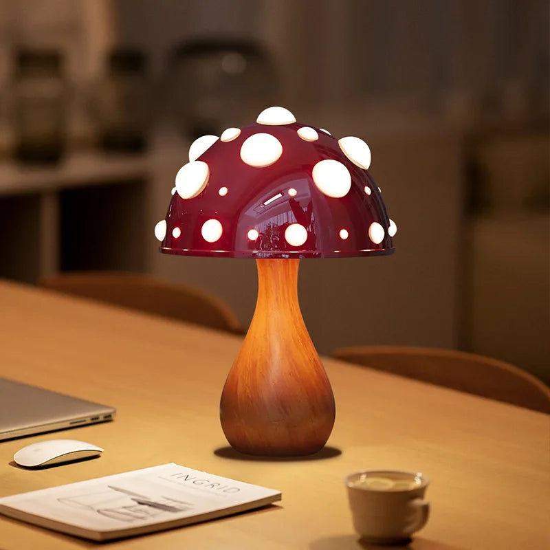 MysticMushroom - Enchanting Amanita Mushroom Lamp