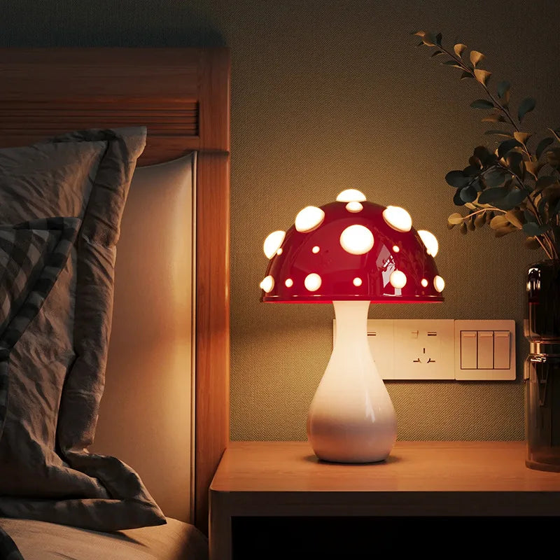 MysticMushroom - Enchanting Amanita Mushroom Lamp