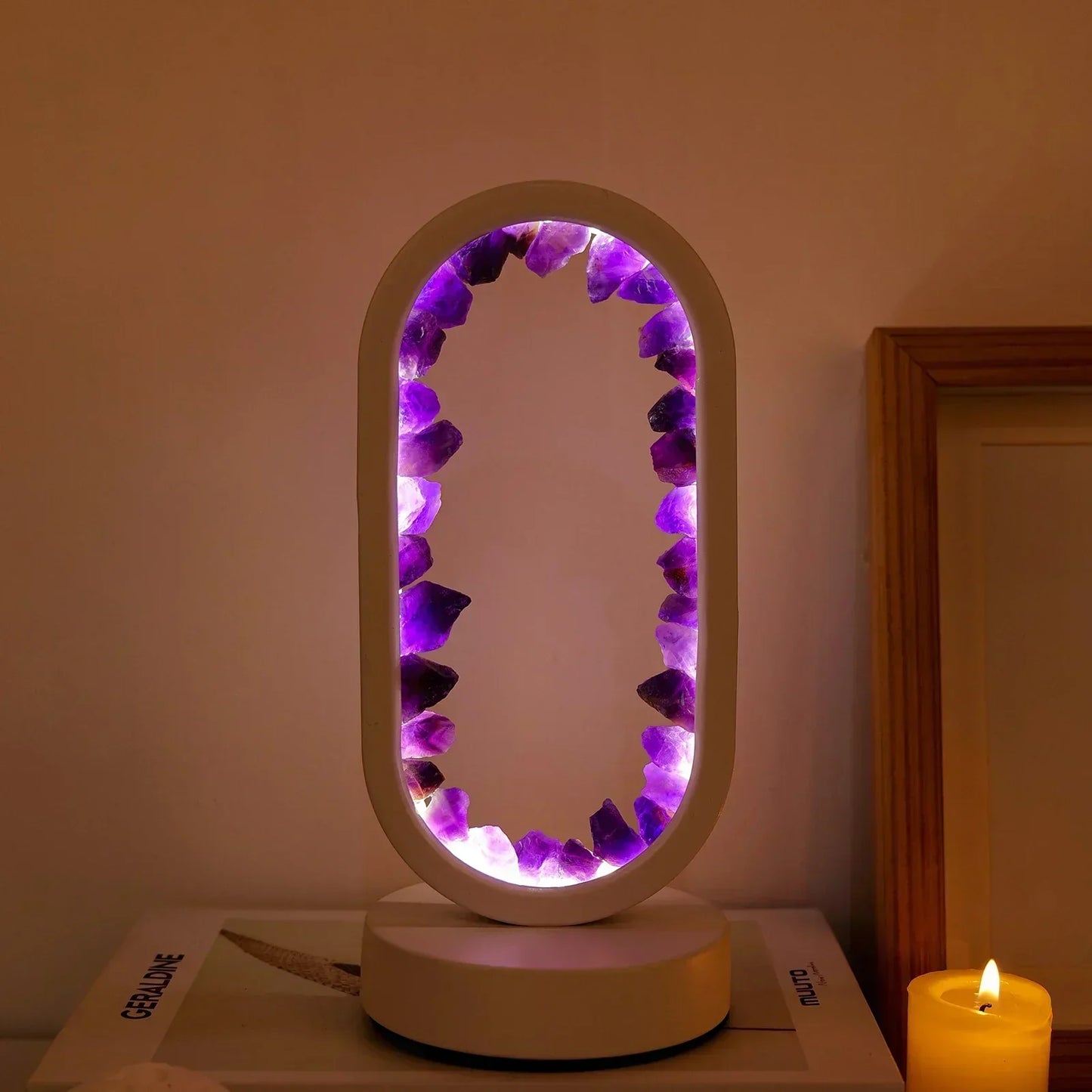 LavenderGlow - Amethyst Lighting for a Serene and Elegant Mood