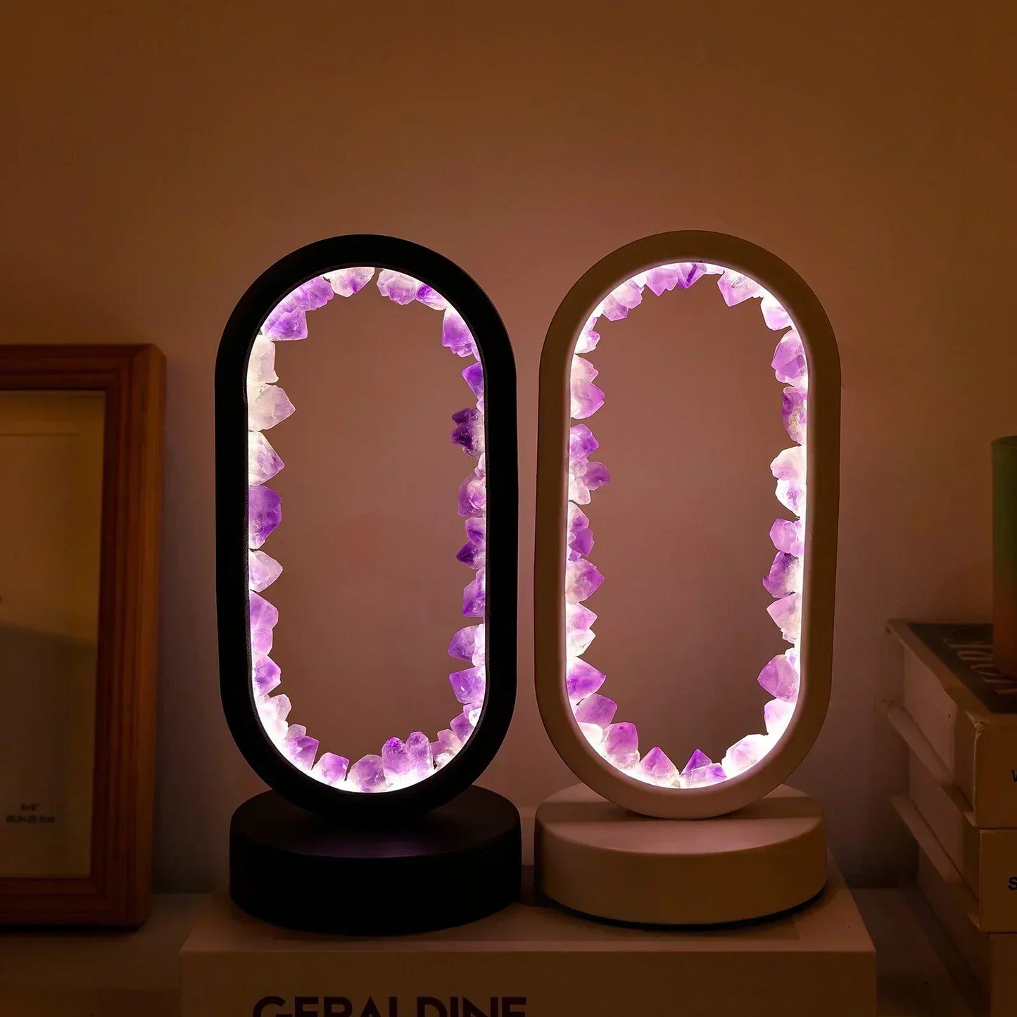 LavenderGlow - Amethyst Lighting for a Serene and Elegant Mood