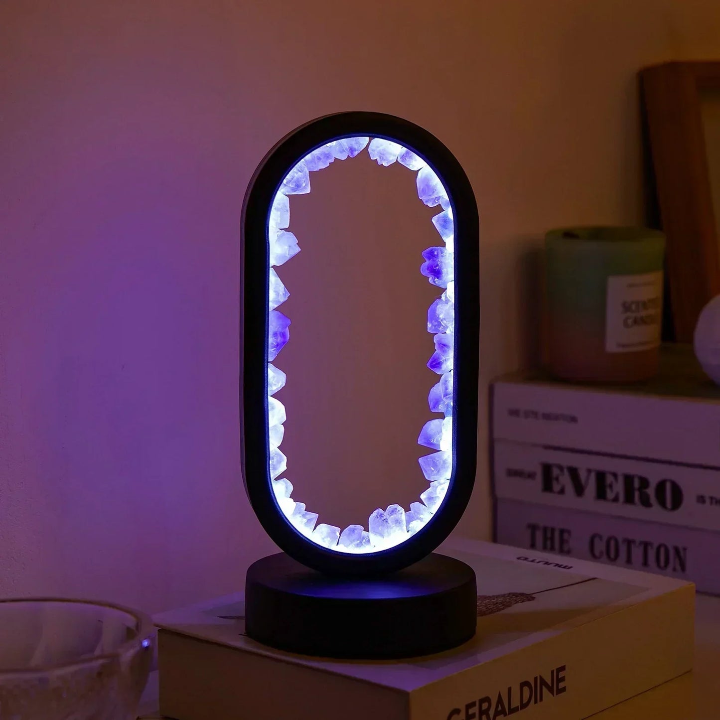 LavenderGlow - Amethyst Lighting for a Serene and Elegant Mood