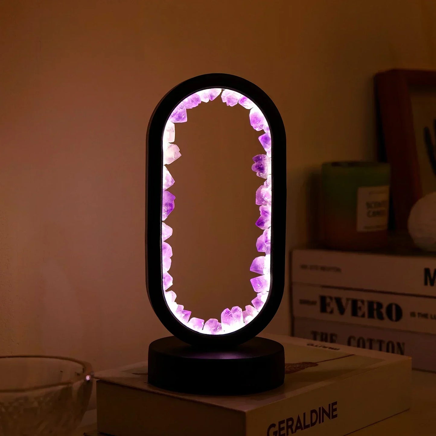 LavenderGlow - Amethyst Lighting for a Serene and Elegant Mood