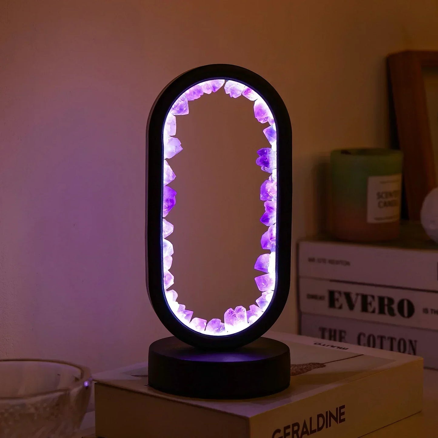 LavenderGlow - Amethyst Lighting for a Serene and Elegant Mood