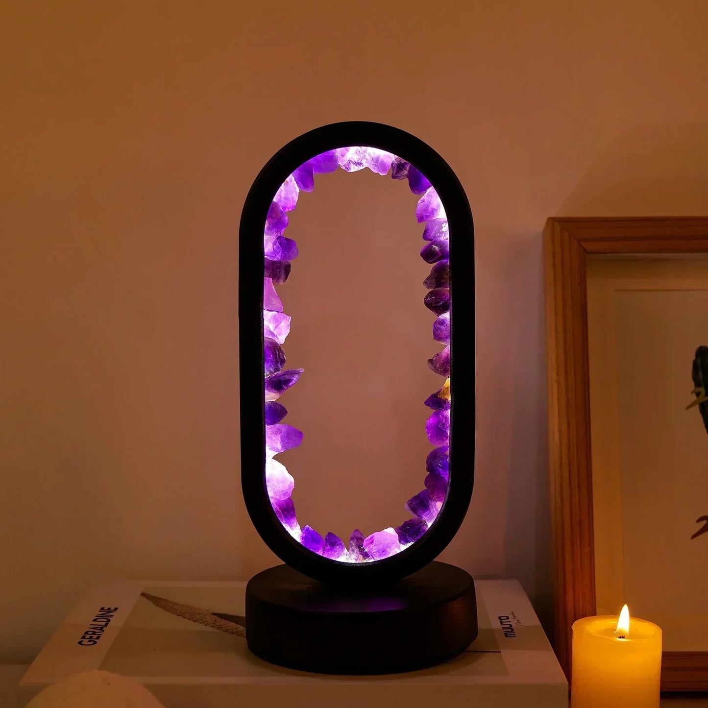 LavenderGlow - Amethyst Lighting for a Serene and Elegant Mood