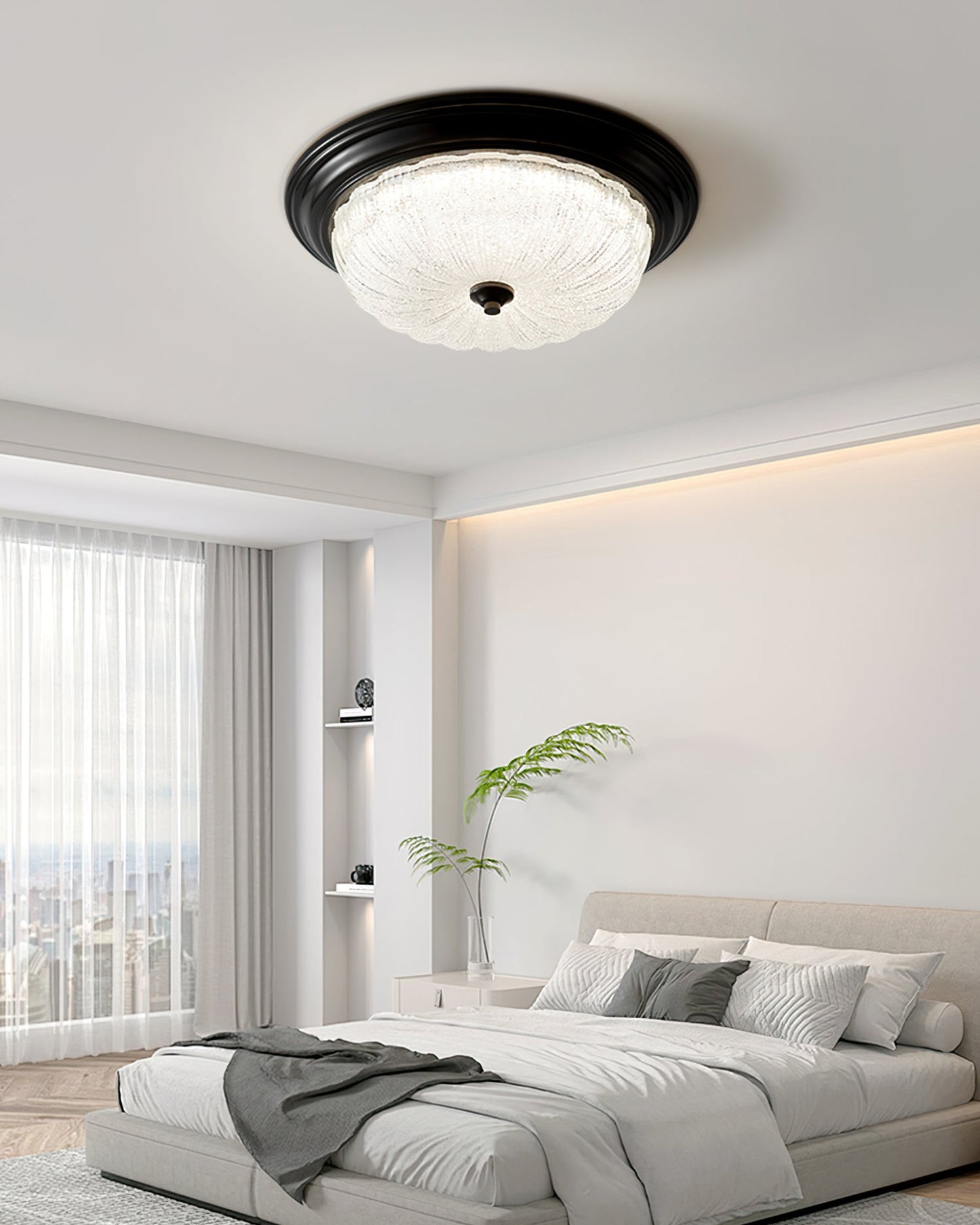 BelmontAura - Ceiling Lamp with Sleek Design and Subtle, Cozy Light