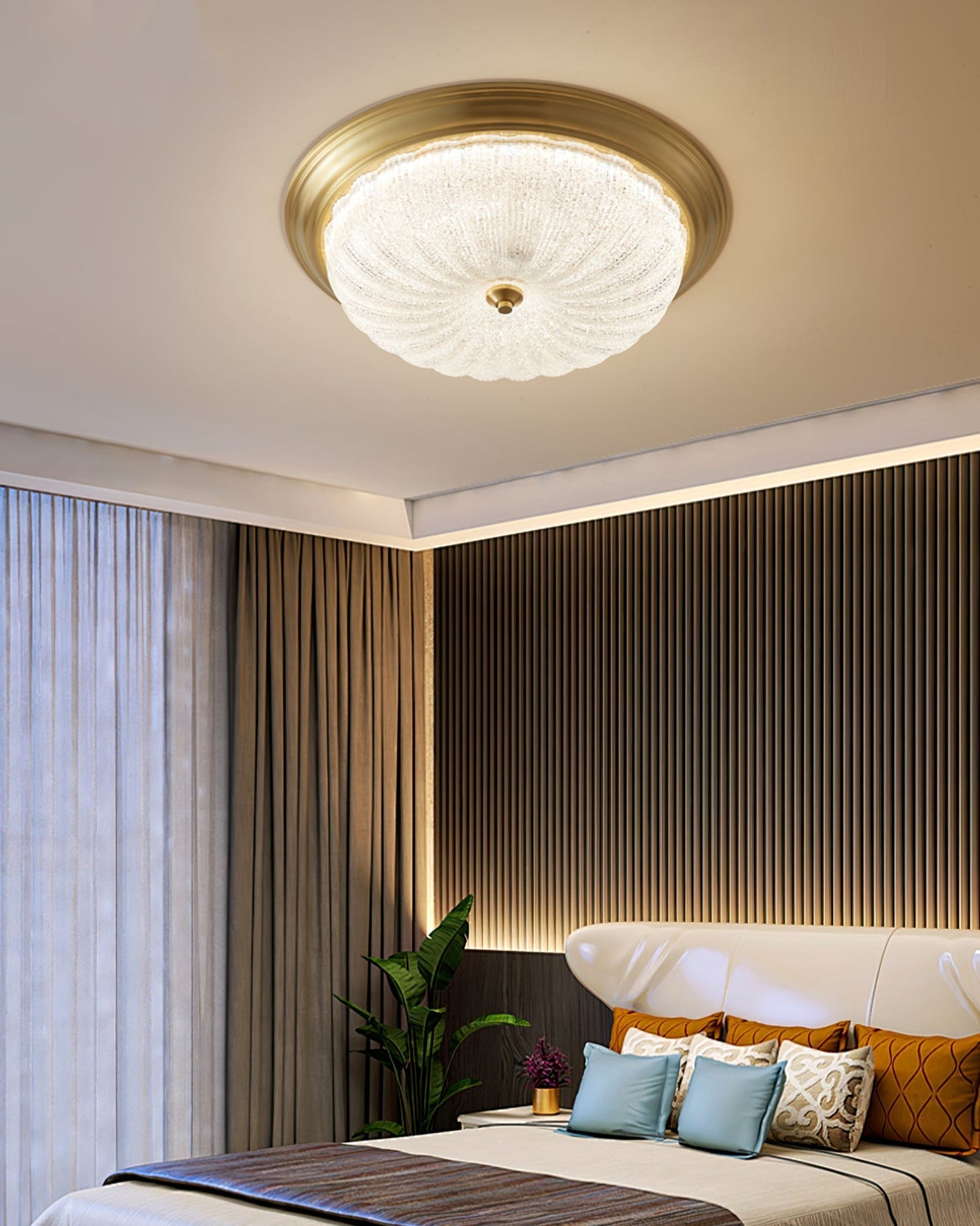 BelmontAura - Ceiling Lamp with Sleek Design and Subtle, Cozy Light