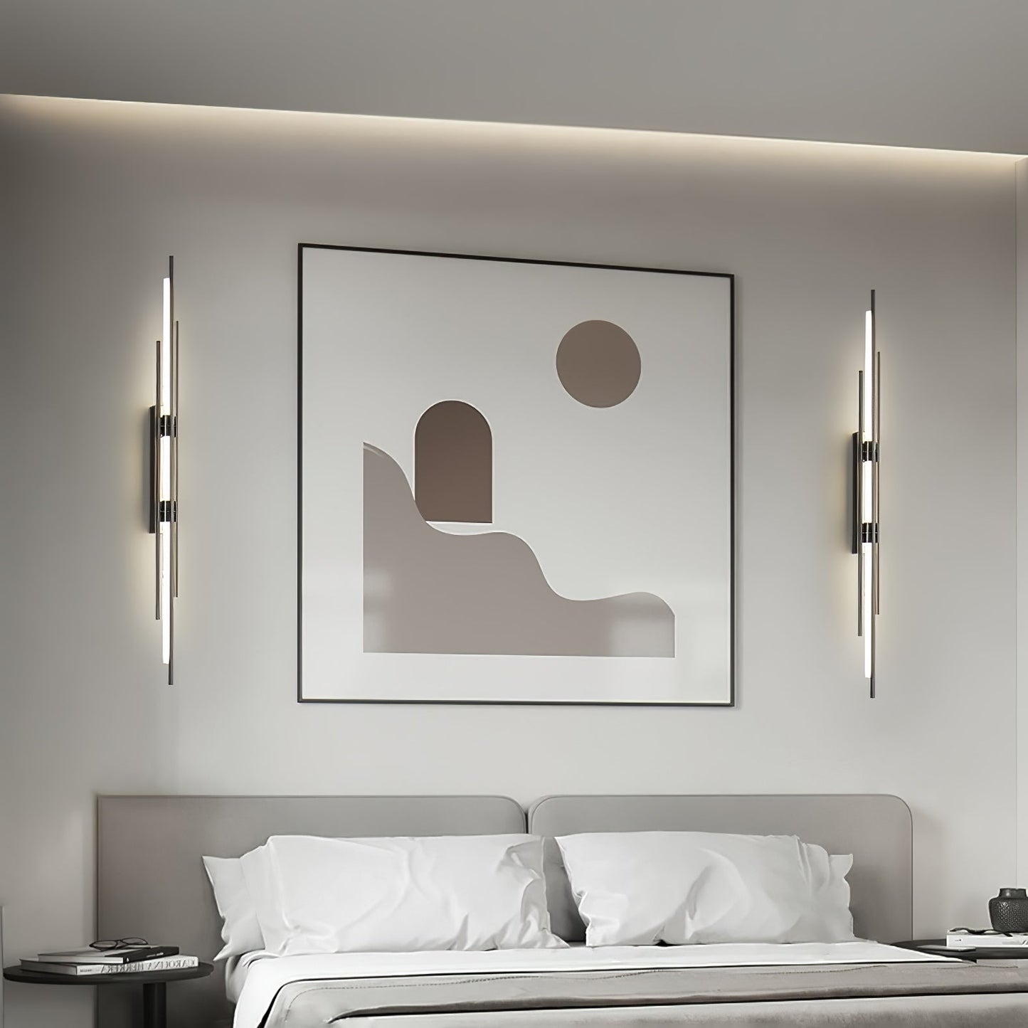 LuxeAura – Opulent Gold Wall Light for Elegant Spaces