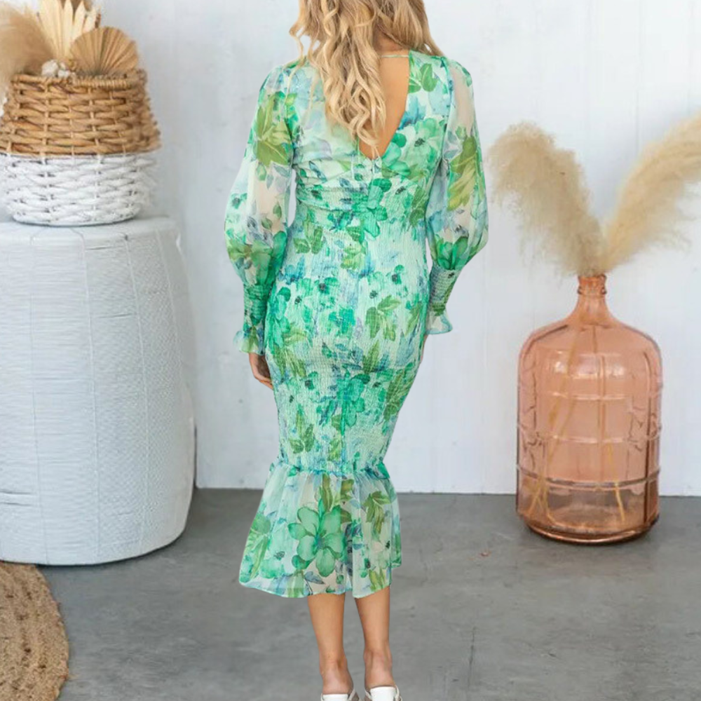 Women's Cotton Floral Print Dress