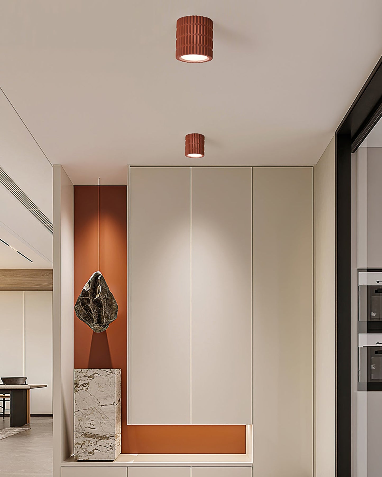 TimelessLuxe - Ceiling Lamp with Elegant Carran Design and Soft Glow