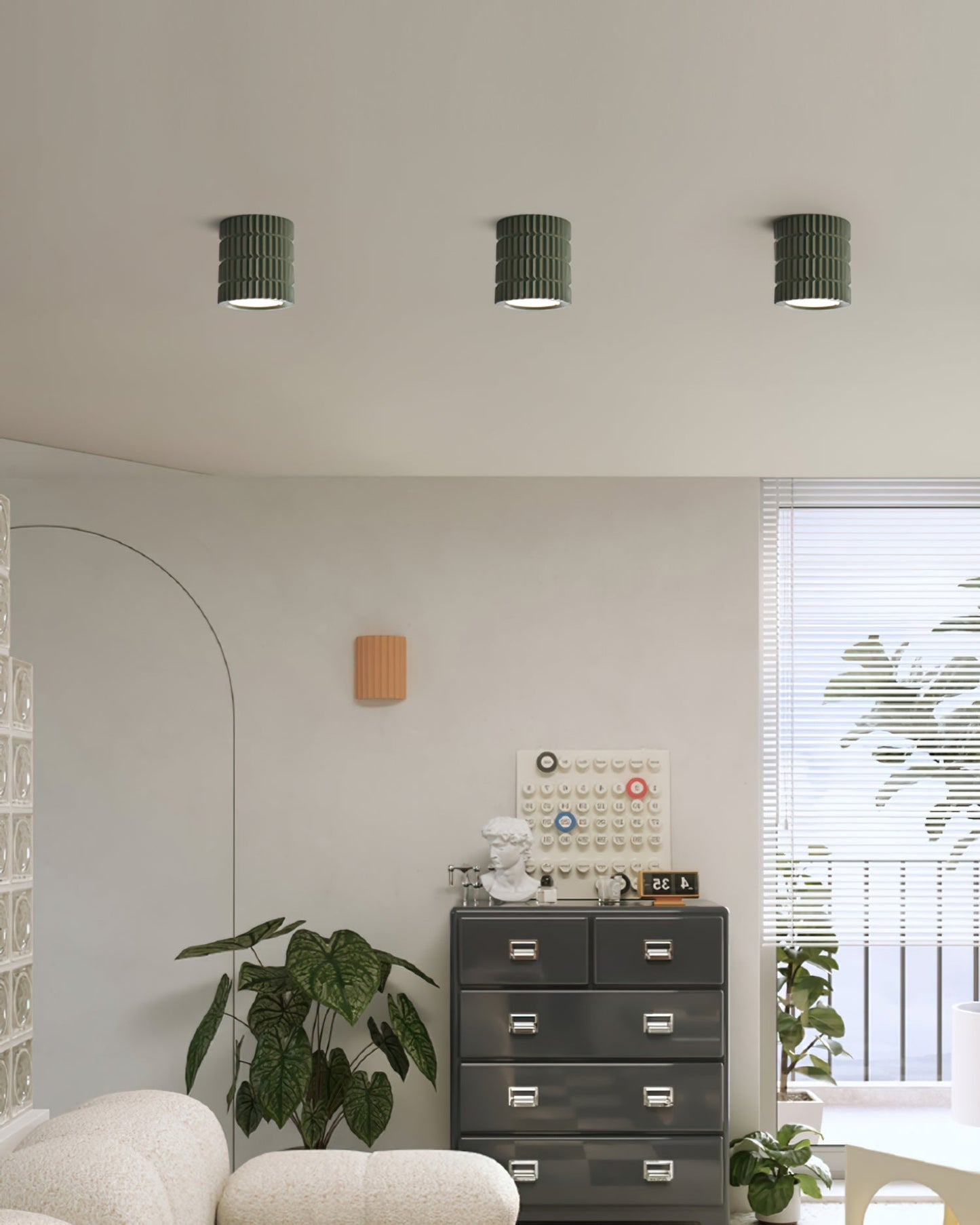 TimelessLuxe - Ceiling Lamp with Elegant Carran Design and Soft Glow